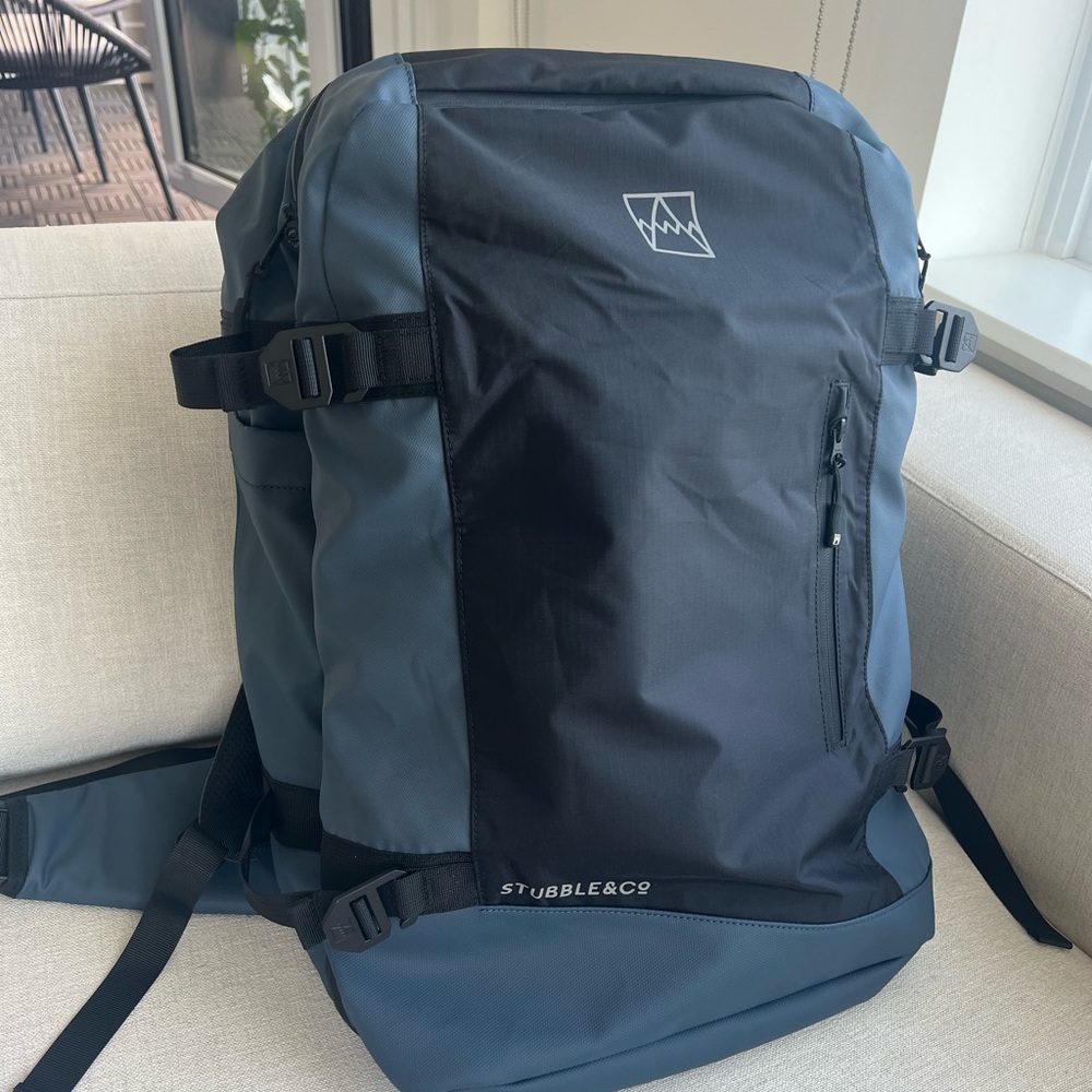 Brand New Black and Blue Travel Backpack 40L